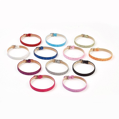 PU Leather Watch Band Strap BJEW-E350-10-1