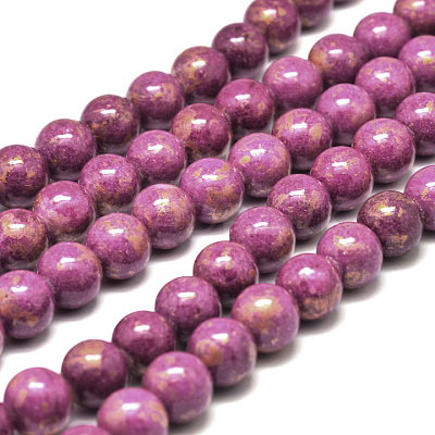 Natural Mashan Jade Beads Strands X-G-P232-01-B-4mm-1