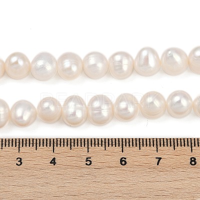 Natural Cultured Freshwater Pearl Beads Strands PEAR-I007-07J-02A-1