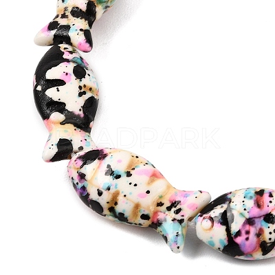 Dyed Synthetic Turquoise Beads Strands GG-CBAAE19-08B-1