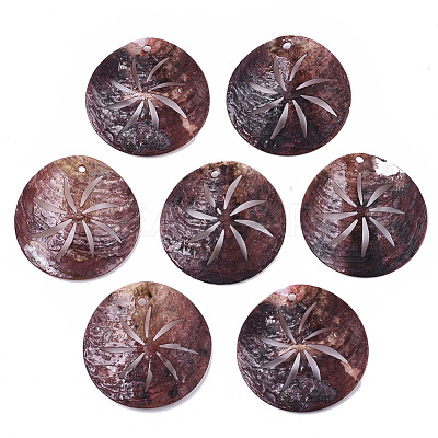 Natural Akoya Shell Pendants SHEL-N026-09E-1