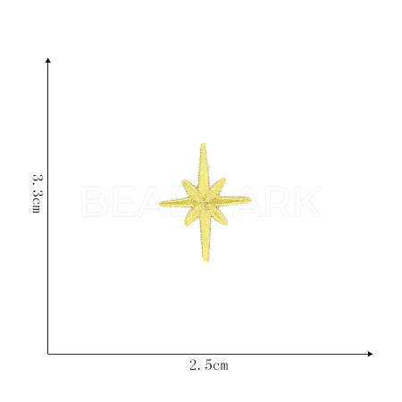 Computerized Embroidery Cloth Self-adhesive/Sew on Patches MOST-PW0001-121F-1