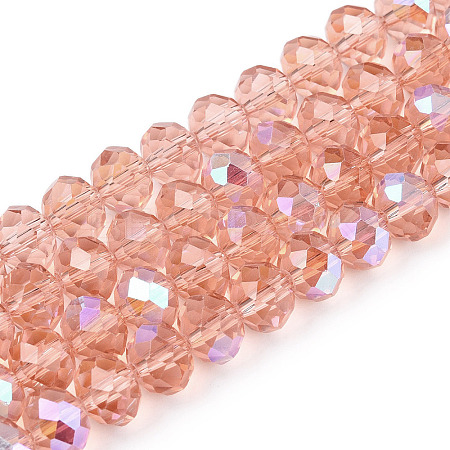 Electroplate Glass Beads Strands EGLA-A044-T8mm-L21-1