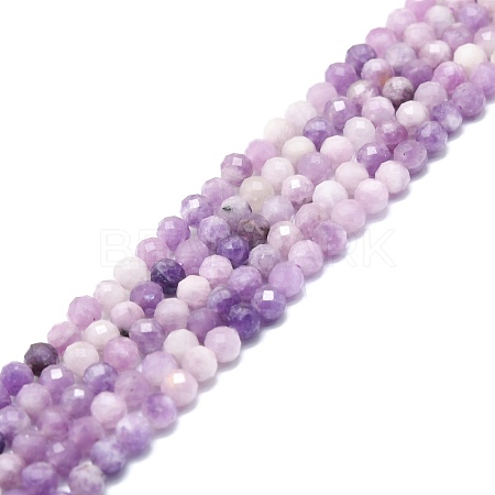 Natural Lilac Jade Beads Strands G-P457-A04-01-1