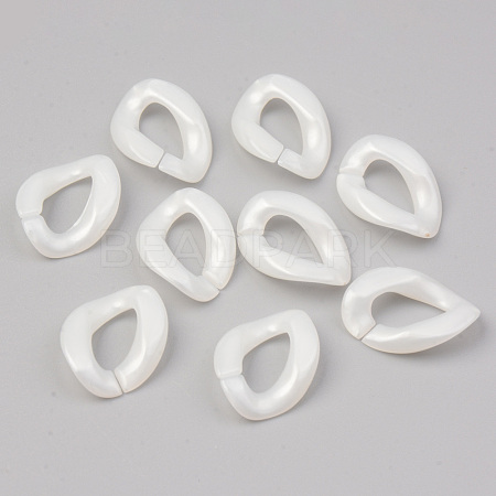 Opaque Acrylic Linking Rings OACR-S038-003B-07-1