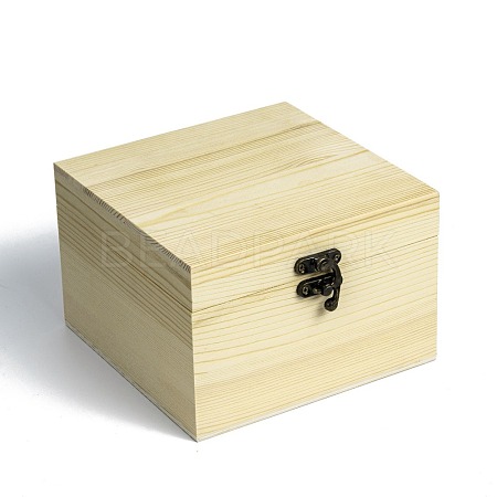 Unfinished Wooden Storage box CON-C008-05A-1