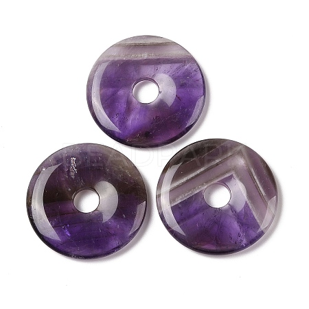 Natural Amethyst Pendants G-F524-H14-1