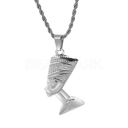 Stainless Steel Pendant Necklaces TD1825-2-1
