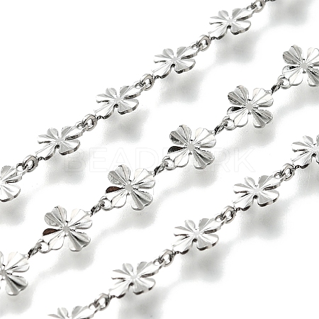 304 Stainless Steel Clover Link Chains CHS-A016-68P-A-1