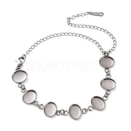 Non-Tarnish 304 Stainless Steel Bracelet Making SA-CBAFBB7-01P-A-1
