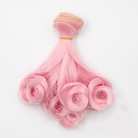 High Temperature Fiber Long Pear Perm Hairstyle Doll Wig Hair DOLL-PW0001-027-21-1