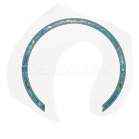 Waterproof PVC Flower Pattern Classical Guitar Sound Hole Ring Mouth Wheel Sticker DIY-WH20058-13B-1