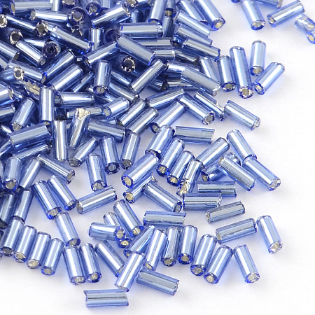 Tube Glass Bugle Beads SEED-R011-26-1