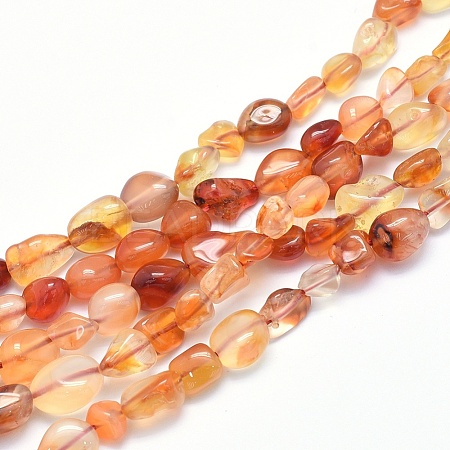 Natural Carnelian Beads Strands G-G765-52-1