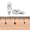 Brass Lobster Claw Clasps KK-H287-08A-P-2