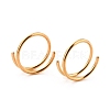 Double Nose Ring for Single Piercing LS-AJEW-C010-02G-02-2