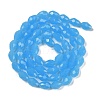 Electroplate Imitation Jade Glass Beads Strands EGLA-N013-J4mm-D05-2