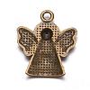 Tibetan Style Alloy Pendants TIBEB-A11978-AB-LF-2