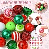 DIY Round Acrylic & Striped Resin Beads Pendants Making Kits DIY-YW0010-21A-4