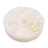 1Box ABS Plastic Imitation Pearl Dome Cabochons SACR-JP0001-24-2