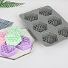Honeycomb DIY Food Grade Silicone Molds PW-WG79334-01-3