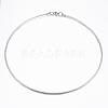 304 Stainless Steel Snake Chain Necklaces NJEW-H450-01P-1
