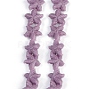 Synthetic Coral Dyed Carved Beads Strands CORA-K009-06A-2
