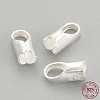 925 Sterling Silver Ends Caps STER-S002-28-1