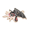 Alloy Enamel Pendants ENAM-P258-05E-G-2