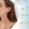 6Pcs 3 Colors Natural Cultured Freshwater Pearl Stud Earrings EJEW-TAC00027-8