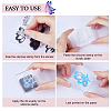 CRASPIRE 3Pcs 3 Styles Flower Clear Silicone Stamps DIY-CP0009-81-6