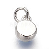 Brass Enamel Charms ZIRC-E152-28P-RS-2