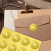 12 Sheets PET Adhesive Wax Seal Stickers DIY-WH0451-044-6