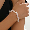 Fashionable Vintage Natural Rose Quartz Chip Beaded Stretch Women's Bracelets NQ6135-1