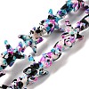 Synthetic Turquoise Dyed Beads Strands G-P507-04F-1