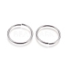 Tarnish Resistant 304 Stainless Steel Saw Cut Open Jump Rings STAS-P212-25P-02-3