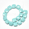 Synthetic Turquoise Beads Strands G-S357-D02-16-2