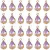 Transparent Glass Pendants GLAA-FZ0001-02I-1