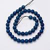 Electroplate Natural Druzy Agate Beads Strands G-G708-12mm-03-2