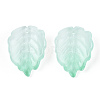 Baking Paint Transparent Glass Petal Beads DGLA-N004-05-2