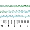 Transparent Painted Glass Beads Strands DGLA-A034-T2mm-A16-3