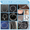 200Pcs 304 Stainless Steel Linking Rings STAS-UN0060-35-6