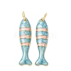 Brass Pendants X-KK-D019-29B-01G-1