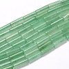 Natural Green Aventurine Column Beads Strands G-F247-06A-1