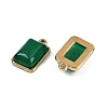Natural Green Onyx Agate(Dyed & Heated) Pendants STAS-K291-04G-06-2