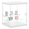 3-Tier Transparent Acrylic Minifigures Display Case ODIS-WH0043-68B-1