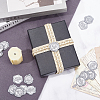 50Pcs 2 Styles Rose & Heart Adhesive Wax Seal Stickers DIY-CP0010-23A-4