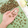 CHGCRAFT 240Pcs 6 Style Brass Pendants KK-CA0002-58-3