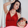 200Pcs 10 Styles Transparent Glass Pendants GLAA-GA0001-92-6