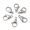 316 Surgical Stainless Steel Lobster Claw Clasps STAS-M262-03-19mm-5